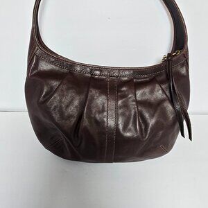 Vintage Coach Ergo 12235 Medium Shoulder Bag — Mahogany Brown Leather Hobo Y2K